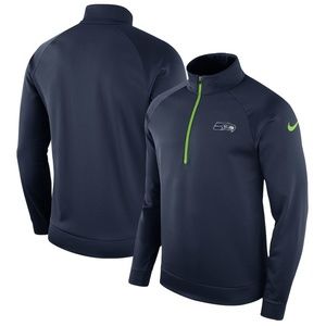 NFL Apparel Seahawks Zip Up Thermal Mens L